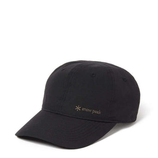 Snow Peak Light Dobby Cloth Cap Black