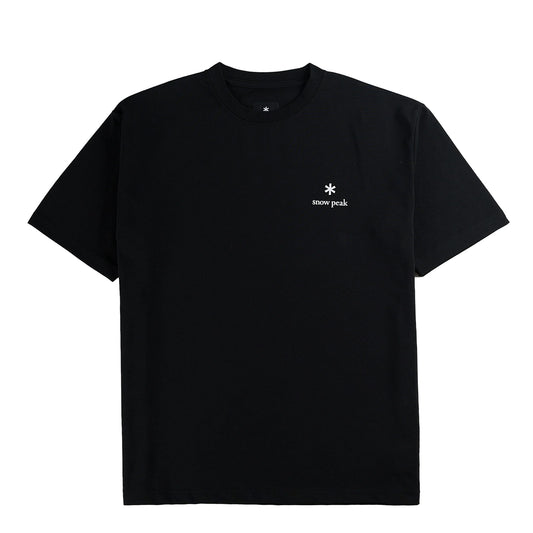 Snow Peak Logo T-Shirt Black