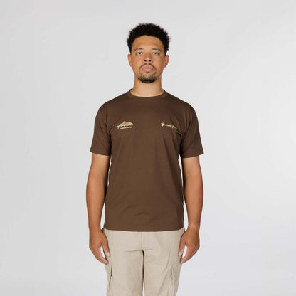 Snow Peak Northland Trout Dry T-Shirt Brown