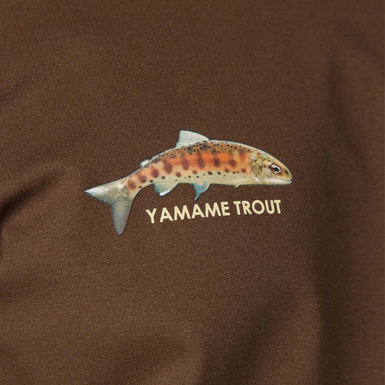 Snow Peak Northland Trout Dry T-Shirt Brown