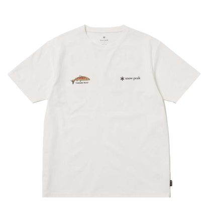 Snow Peak Northland Trout Dry T-Shirt Off White