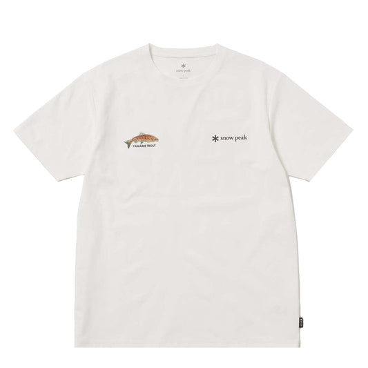Snow Peak Northland Trout Dry T-Shirt Off White