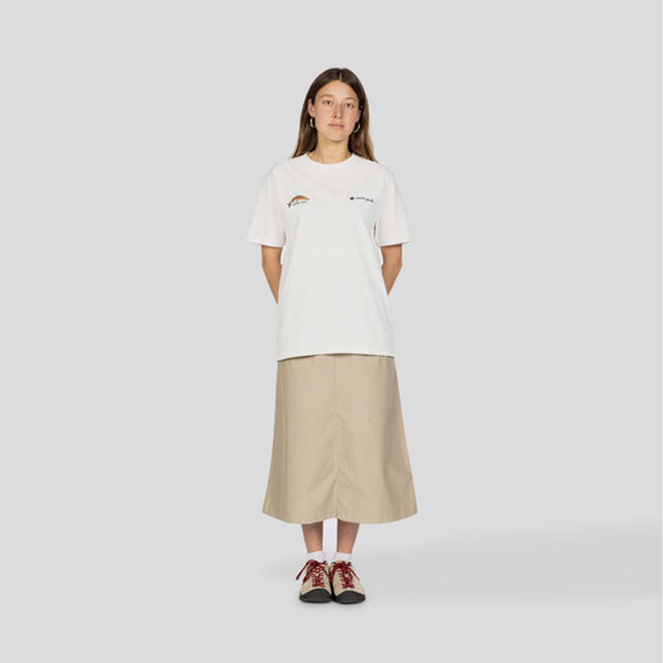 Snow Peak Northland Trout Dry T-Shirt Off White