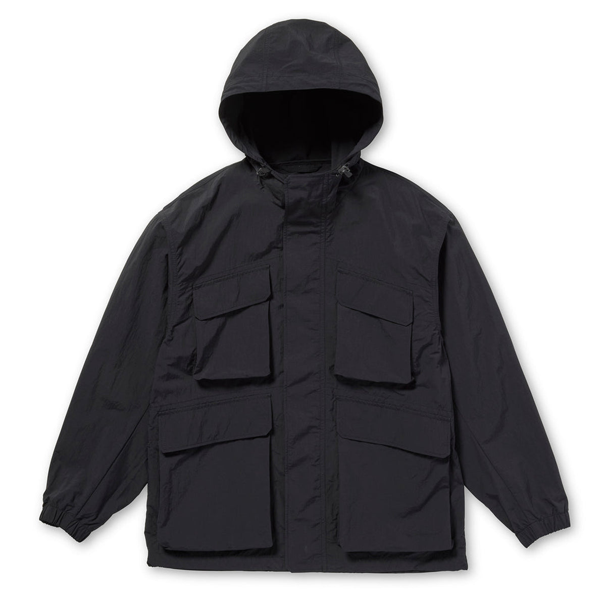 Snow Peak Nylon Double Rip Jacket Black
