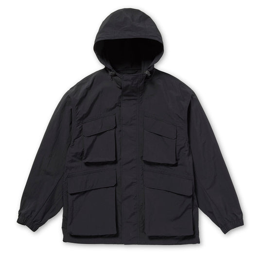 Snow Peak Nylon Double Rip Jacket Black