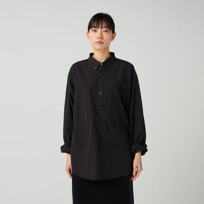 Snow Peak Organic Cotton Pullover Shirt Black
