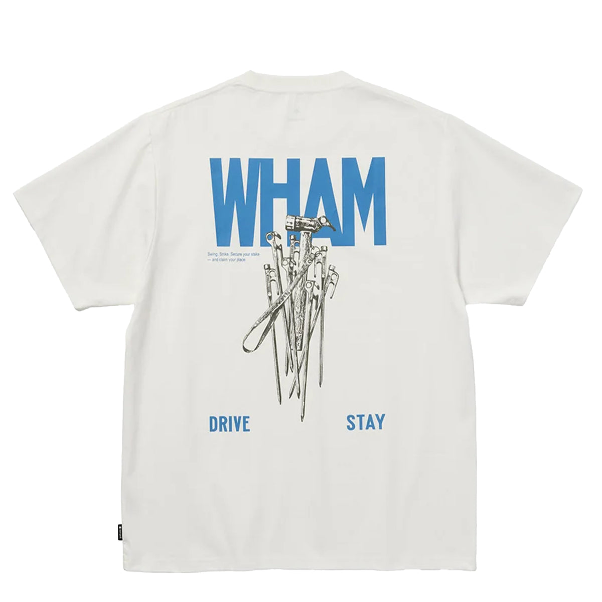 Snow Peak Pegs & Hammer T-Shirt Off White