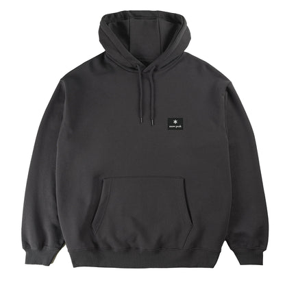 Snow Peak Square Logo Hoodie Charcoal