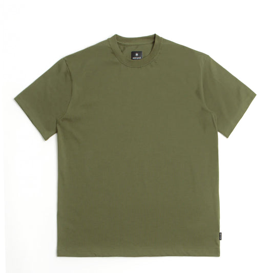 Snow Peak Standard Back Printed Logo T-Shirt Olive - The Sporting Lodge