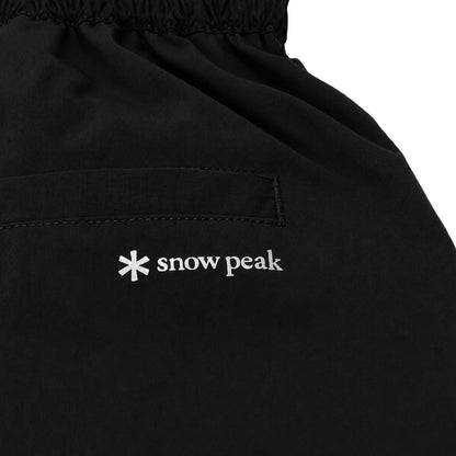 Snow Peak Standard Easy Shorts Black