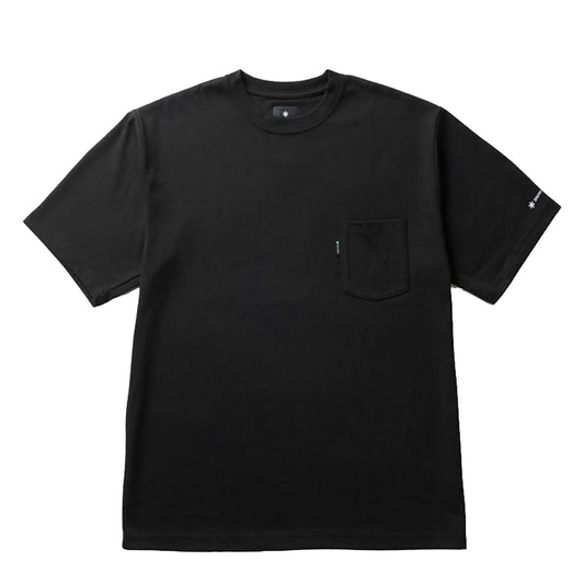Snow Peak Standard Pocket T-Shirt Black - The Sporting Lodge