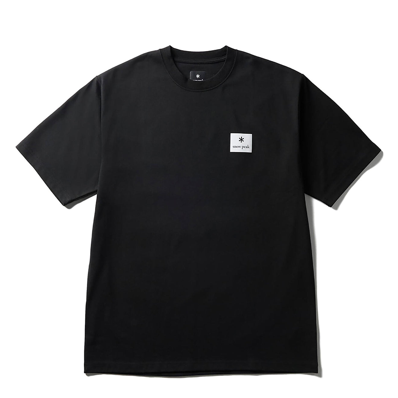 Snow Peak Standard Square Logo T-Shirt Black - The Sporting Lodge