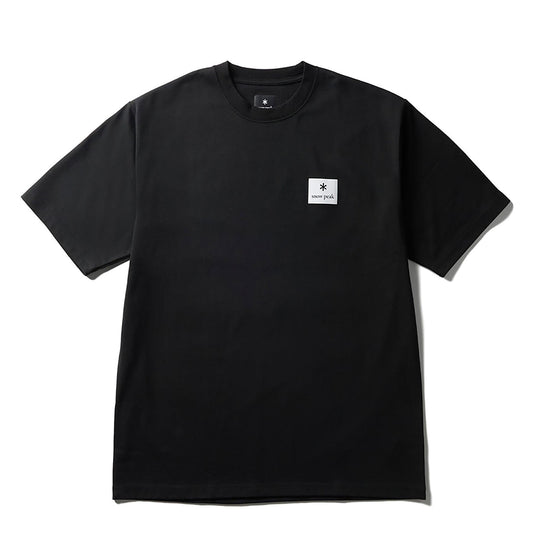 Snow Peak Standard Square Logo T-Shirt Black - The Sporting Lodge