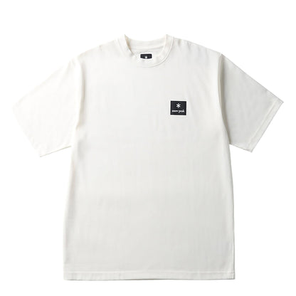 Snow Peak Standard Square Logo T-Shirt Off White - The Sporting Lodge