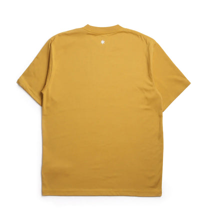 Snow Peak Standard Square Logo T-Shirt Yellow - The Sporting Lodge