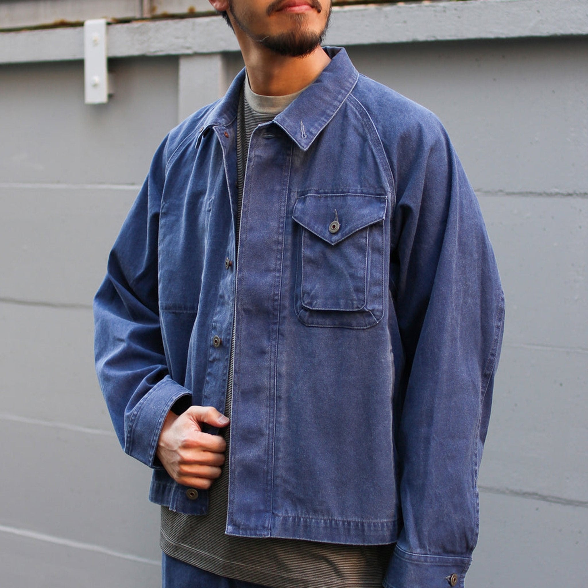 Snow Peak Sulfur Dyed Fade Coverall Blue – The Sporting Lodge