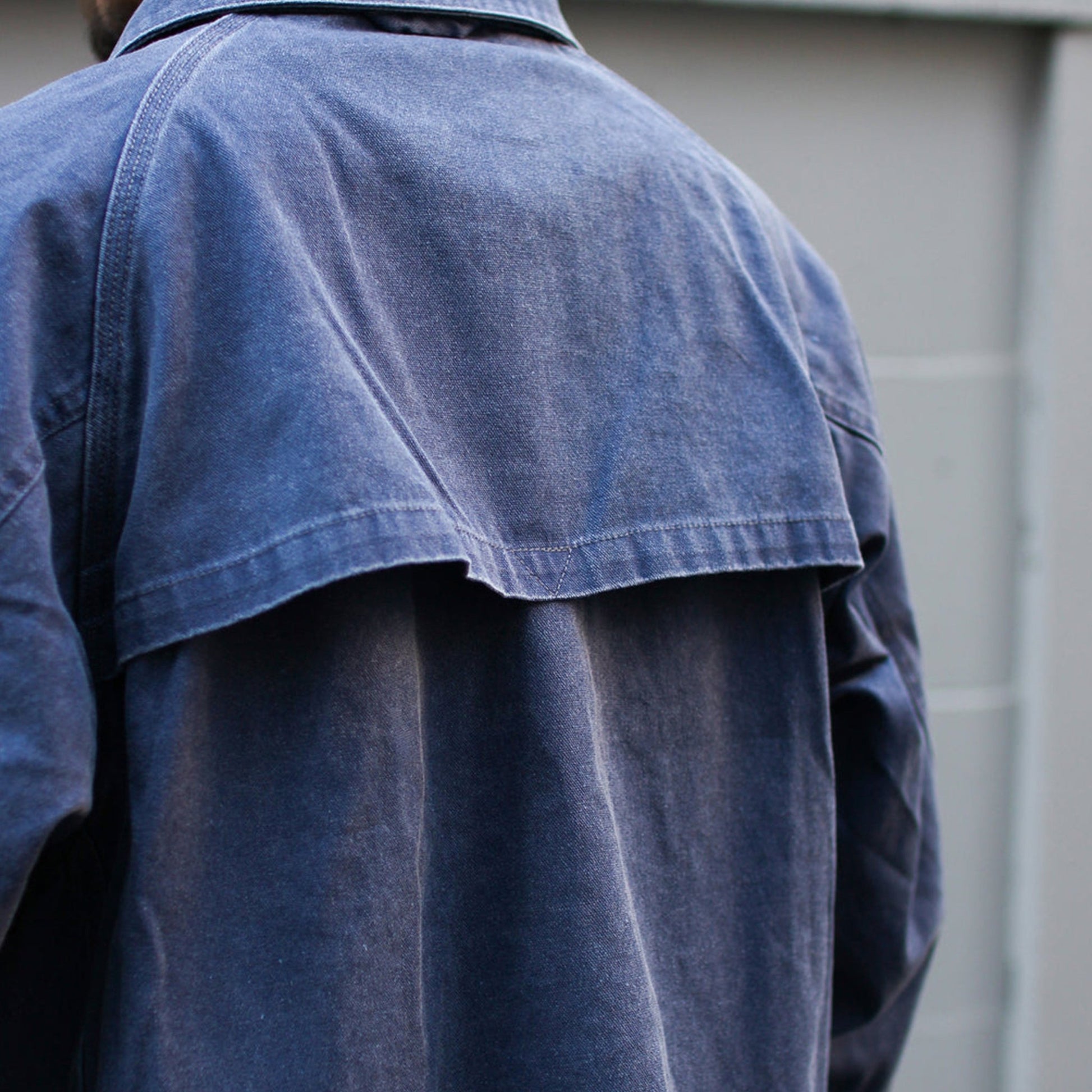 Snow Peak Sulfur Dyed Fade Coverall Blue