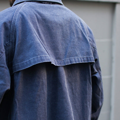 Snow Peak Sulfur Dyed Fade Coverall Blue
