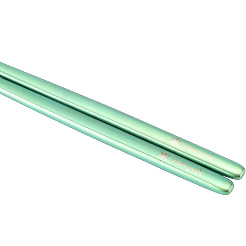 Snow Peak Titanium Chopsticks Green - The Sporting Lodge