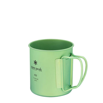 Snow Peak Titanium Single Wall 450 Mug Green