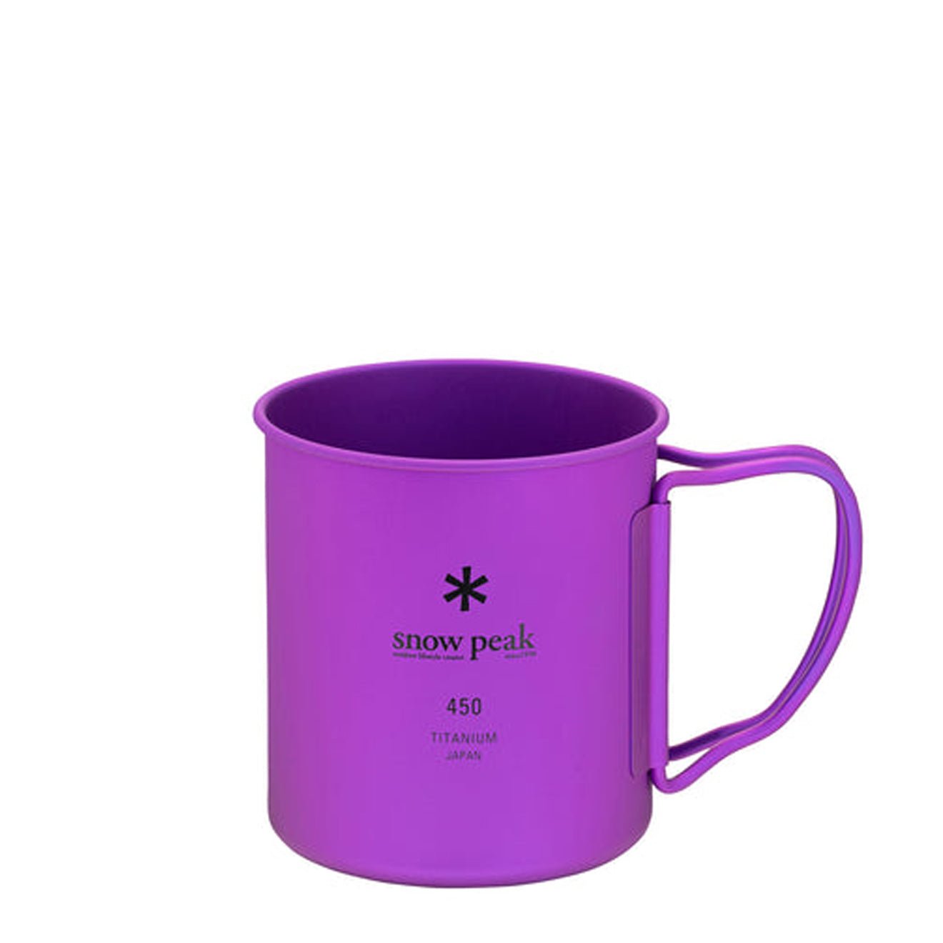 Snow Peak Titanium Single Wall 450 Mug Purple