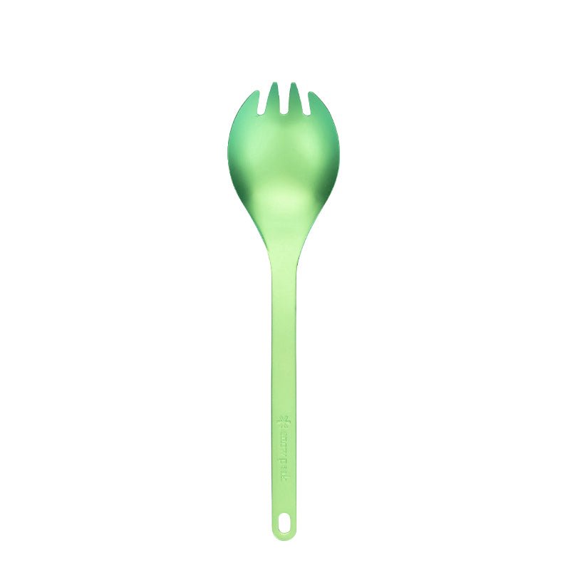 Snow Peak Titanium Spork Green - The Sporting Lodge