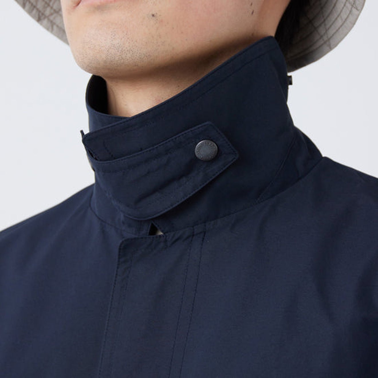 Snow Peak WINDSTOPPER Bal Collar Coat Dark Navy