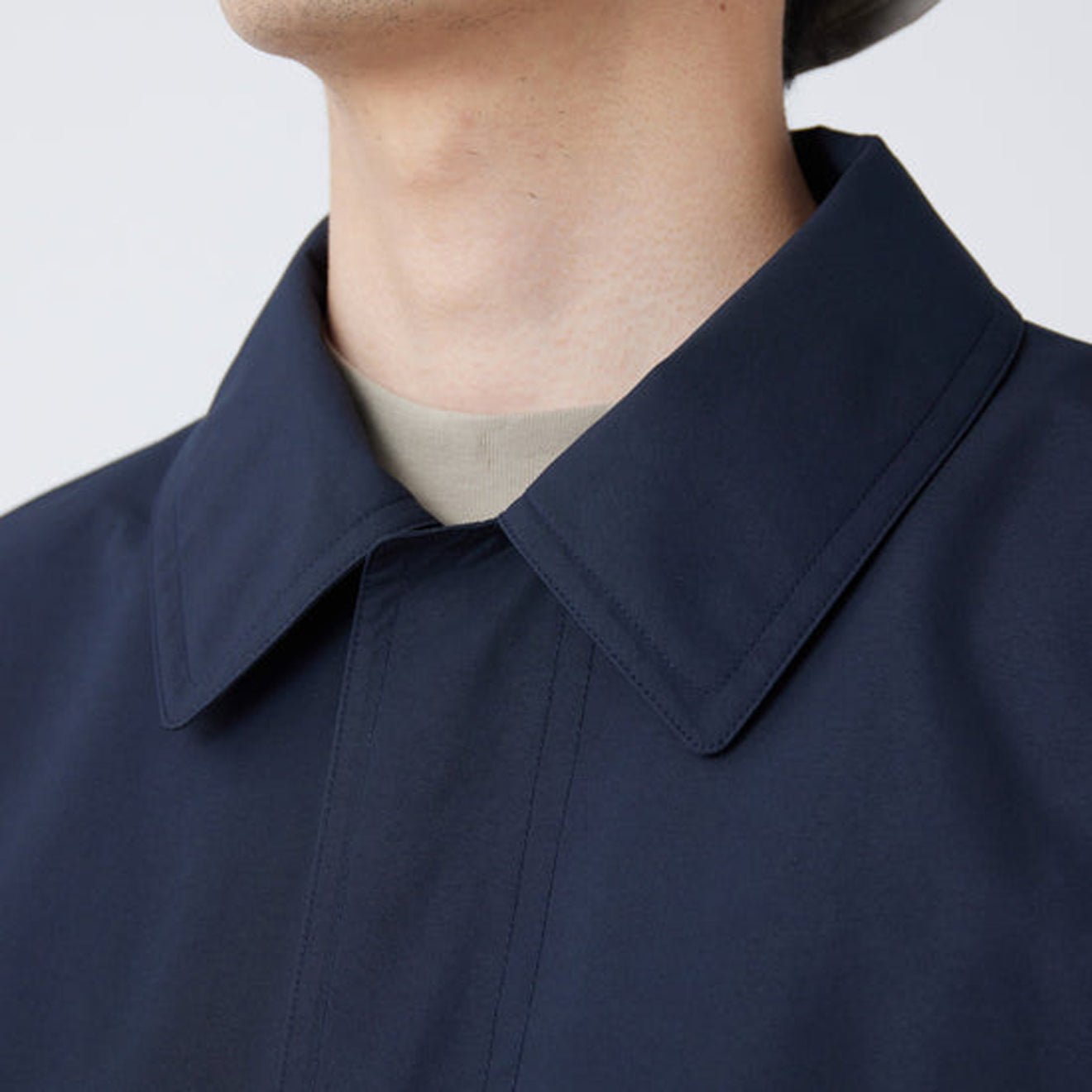 Snow Peak WINDSTOPPER Bal Collar Coat Dark Navy
