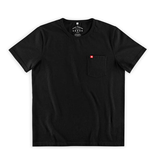 &Sons Boxer Pocket T-Shirt Black
