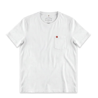 &Sons Boxer Pocket T-Shirt White
