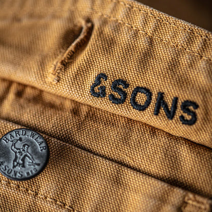 &Sons Ryder Hardwear Canvas Jacket Tan