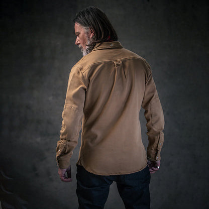 &Sons Sunday Shirt Dark Tan