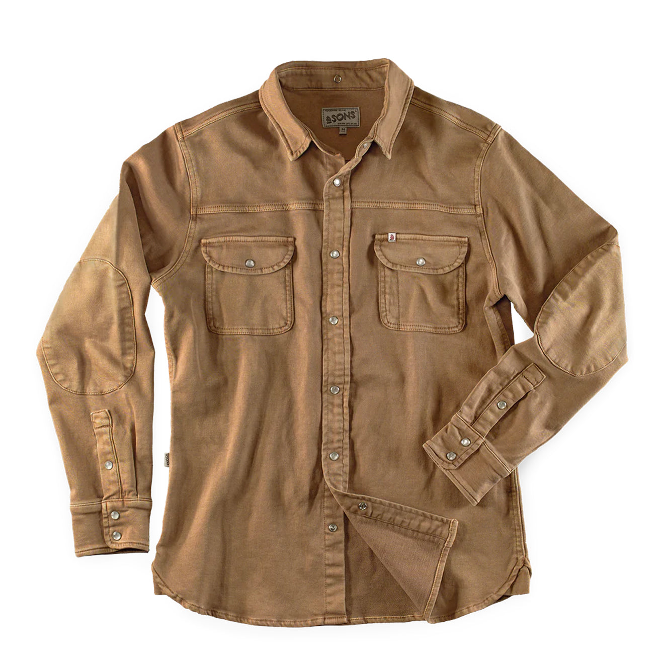 &Sons Sunday Shirt Dark Tan