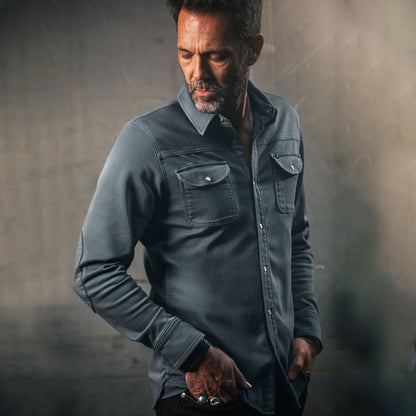 &Sons Sunday Shirt Storm Blue