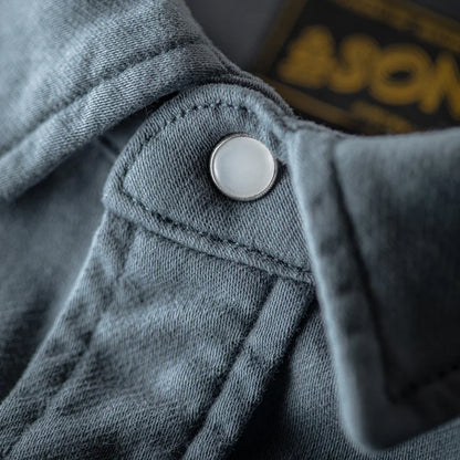 &Sons Sunday Shirt Storm Blue