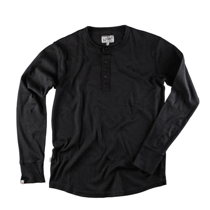 &Sons The New Elder Henley Shirt Black