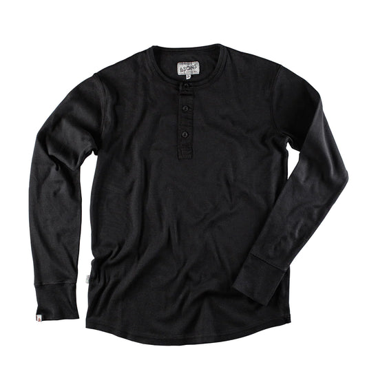 &Sons The New Elder Henley Shirt Black