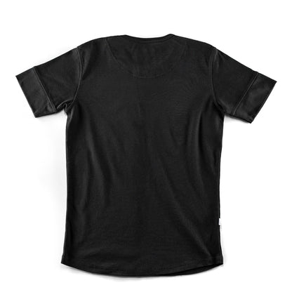&Sons The New Elder Henley Short Sleeve Shirt Black