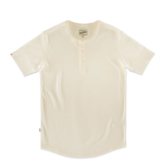 &Sons The New Elder Henley Short Sleeve Shirt Raw