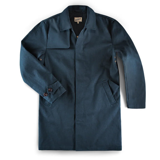 &Sons Woodward Raincoat Jacket Navy