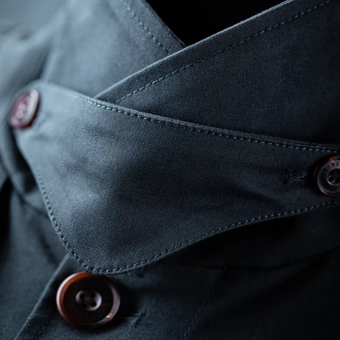 &Sons Woodward Raincoat Jacket Navy