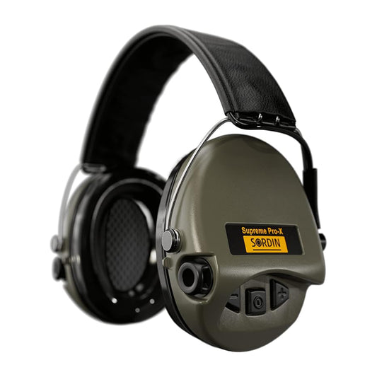 Sordin Supreme Pro-X Waterproof Earmuff Green