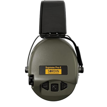Sordin Supreme Pro-X Waterproof Earmuff Green