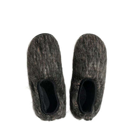 Subu Womens Dots Vamp Slipper Noctine Brown