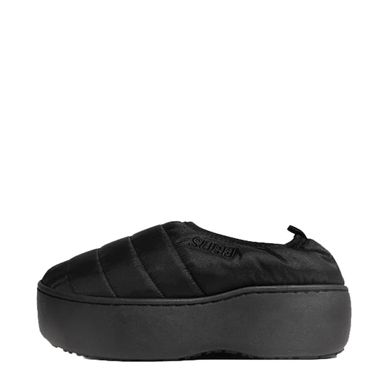 Subu Womens Vamp Platform Slipper Black