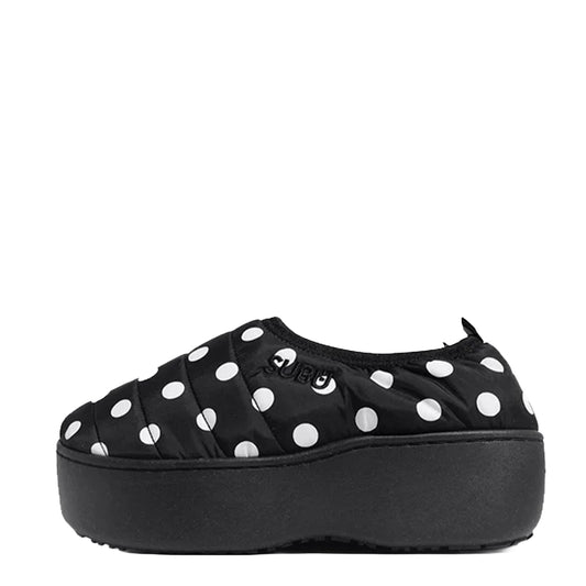 Subu Womens Vamp Platform Slipper Dots