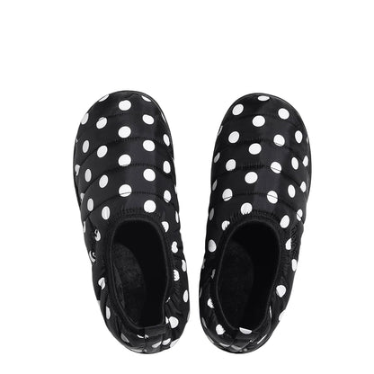 Subu Womens Vamp Platform Slipper Dots