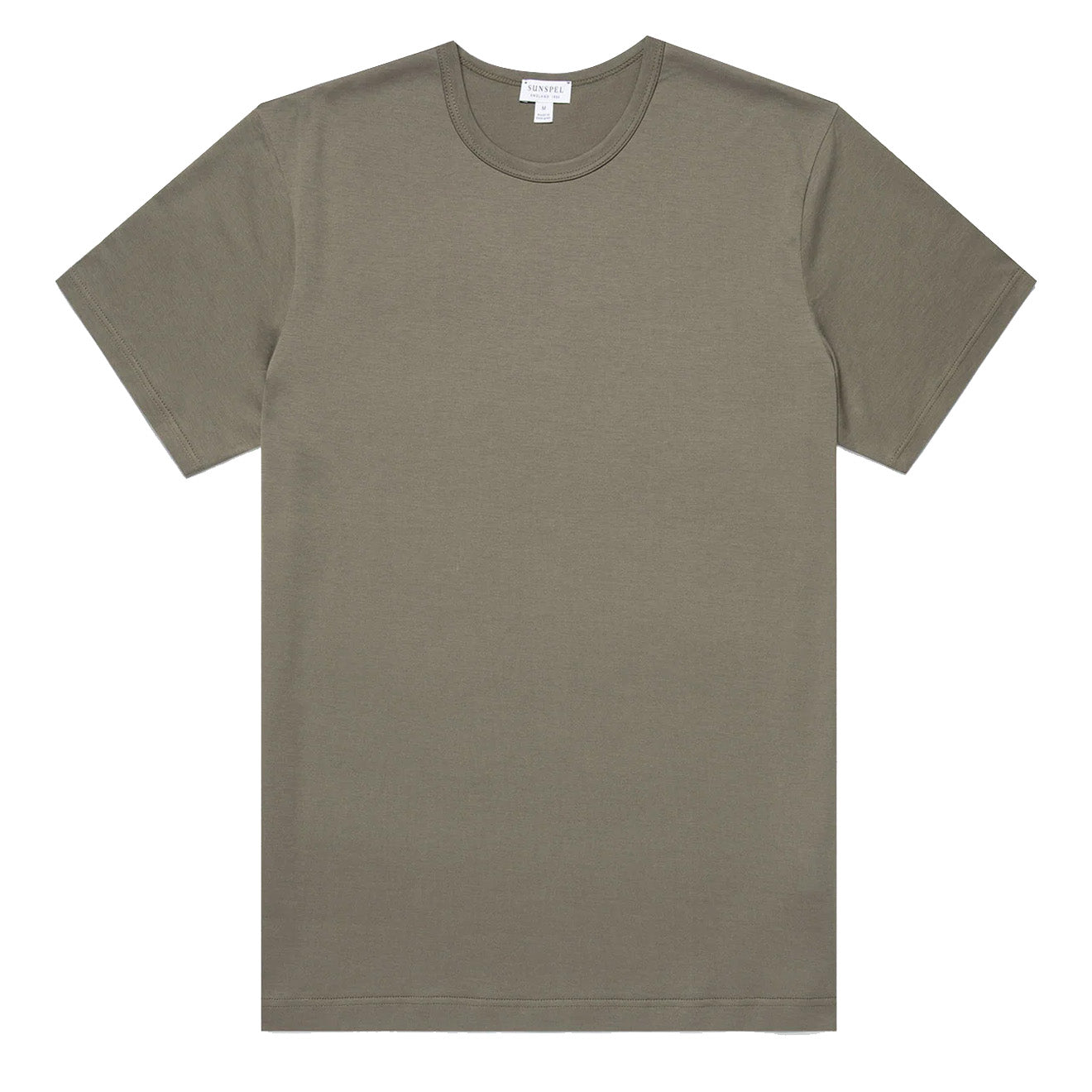 Sunspel Classic T-shirt Khaki - The Sporting Lodge