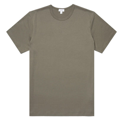 Sunspel Classic T-shirt Khaki - The Sporting Lodge