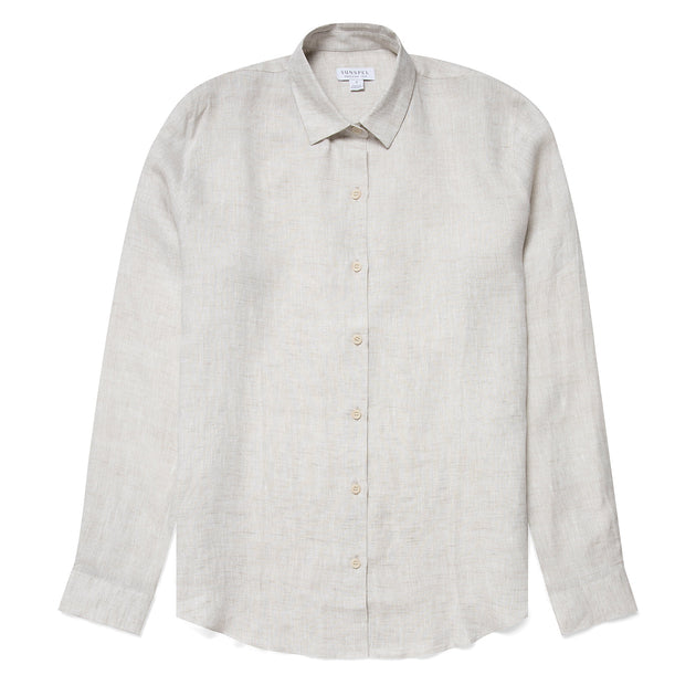 Vmpetra Ls Shirt Oatmeal Aop Tally